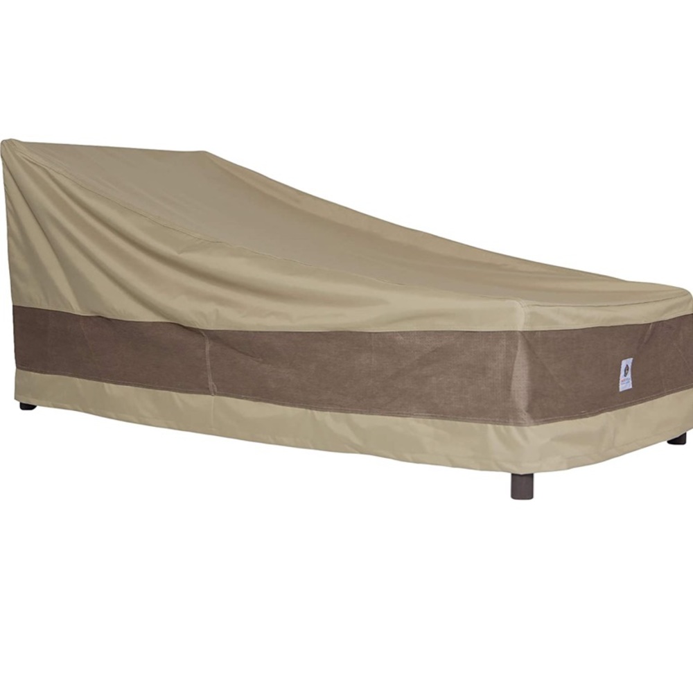 Duck Covers Elegant Waterproof 80 Inch Patio Chaise Lounge Cover